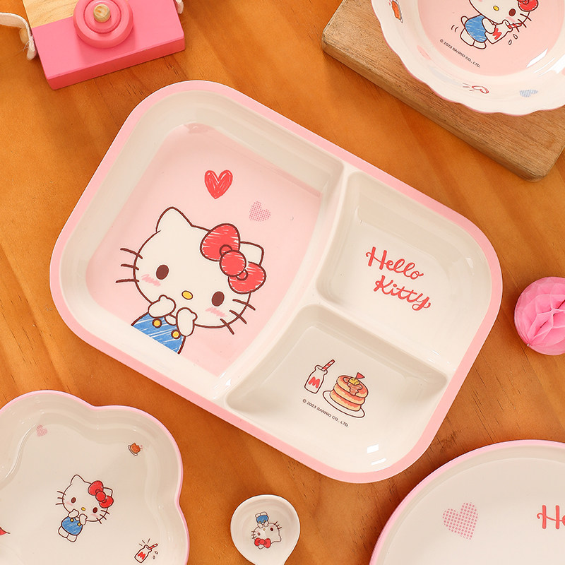 五和甜心凯蒂猫三格盘